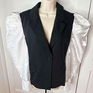 PMP Night Out On The Town Blazer Black/White Nwt Size Medium